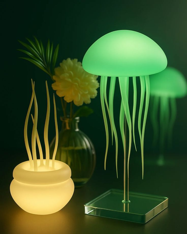 Jellyfish lamp