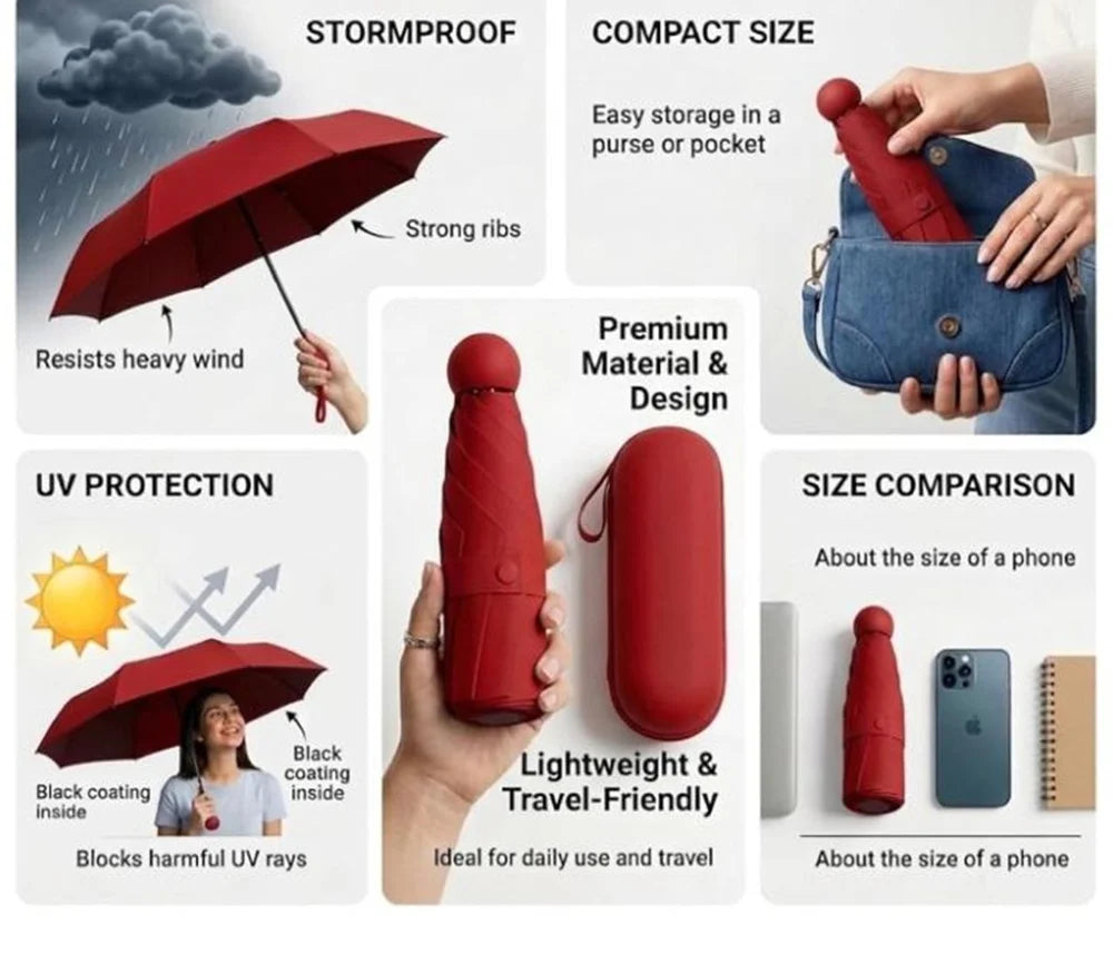Mini Pocket Umbrella
